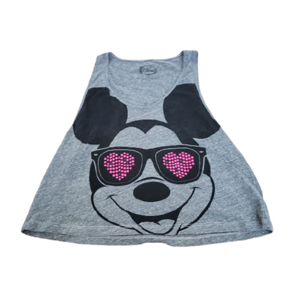 Disney Mickey Mouse Sleeveless Crop Tank Top